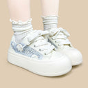 Pipu Baby Chick Blue Print Chunky Sneakers - Women's Chick Bobo's House 