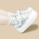 Pipu Baby Chick Blue Print Chunky Sneakers - Women's Chick Bobo's House 