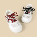 Pixel Bat Heart Charm White Mesh Sneakers – Women's Bat Bobo's House 