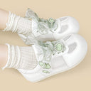 Pixel Frog Kawaii Charm White Mesh Sneakers – Women's Frog Bobo's House 