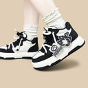 Pixel Meow Chunky Mid Top Shoes - Women's Cat Bobo's House 