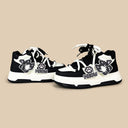 Pixel Meow Chunky Mid Top Shoes - Women's Cat Bobo's House 
