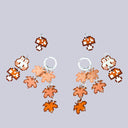 Pixel Mushroom & Maple Leaf Shoe Charms Set Bobo's House 1 Set 