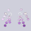 Pixel Purple Star Cat Charms Set Bobo's House 1 Set 