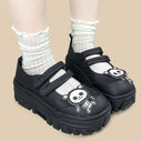 Pixel Skelly Dark Kawaii Chunky Mary Jane – Women's Skeleton Bobo's House 