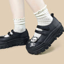 Pixel Skelly Dark Kawaii Chunky Mary Jane – Women's Skeleton Bobo's House 