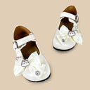 Porcelain Neko Bow Kawaii Flat Mary Janes – Women's Cat Bobo's House 