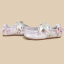 Porcelain Petal Bloom Blush Pink Bow Sneakers - Women's (Copy) (Copy) Bobo's House 
