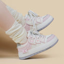 Pretty Pastel Cute Bunny Casual Sneakers - Women's Bobo's House 