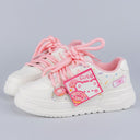 Pretty Pink Bear Chunky Casual White Sneakers - Women's Bobo's House 