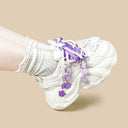 Purple Pixel Dream Kawaii Chunky Sneakers – Unisex Cat Bobo's House 