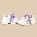 Purple Pixel Dream Kawaii Chunky Sneakers – Unisex Cat Bobo's House 