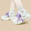 Purple Pixel Dream Kawaii Chunky Sneakers – Unisex Cat Bobo's House 