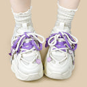 Purple Pixel Dream Kawaii Chunky Sneakers – Unisex Cat Bobo's House 