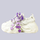 Purple Pixel Dream Kawaii Chunky Sneakers – Unisex Cat Bobo's House 