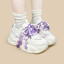 Purple Pixel Dream Kawaii Chunky Sneakers – Unisex Cat Bobo's House 