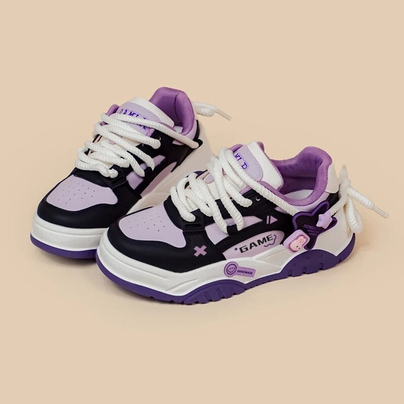 Purple Power Gamer Bunny Chunky Sneakers - Women&#39;s 0 Bobo&#39;s House 
