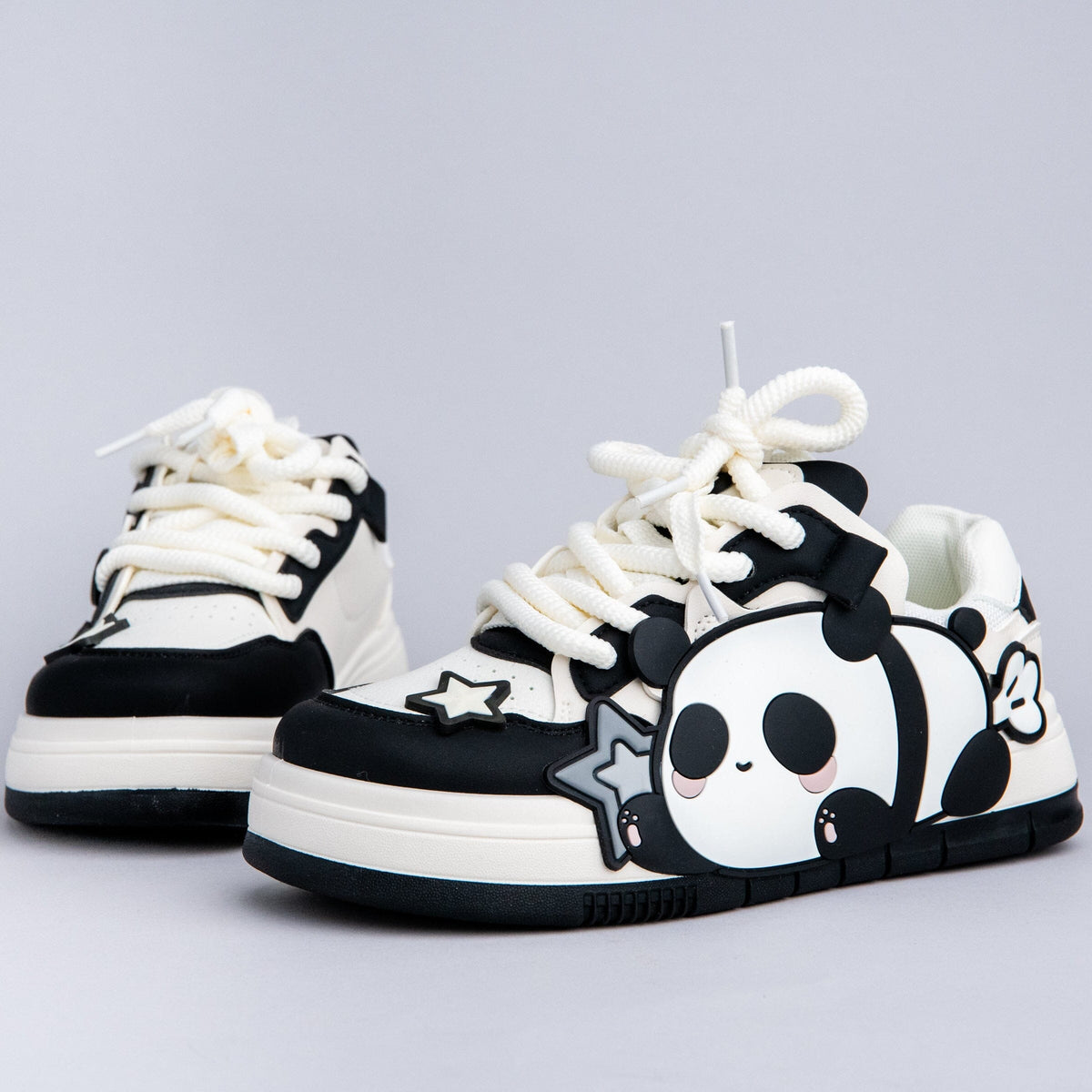 Relaxing Panda Chunky Casual Shoes - Women&#39;s Bobo&#39;s House 