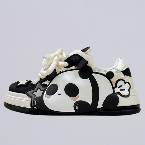 Relaxing Panda Chunky Casual Shoes - Women's Bobo's House US 5 | EU 35 