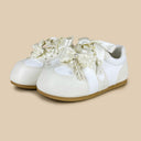 Romantic Pearl Ribbon Dream Casual Sneakers – Women’s Bobo's House 