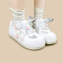 Sakura Bunny Charm White Mesh Sneakers – Women’s Bunny Bobo's House 