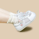 Sakura Bunny Charm White Mesh Sneakers – Women’s Bunny Bobo's House 