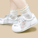 Sakura Bunny Charm White Mesh Sneakers – Women’s Bunny Bobo's House 