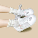 Sakura Bunny Charm White Mesh Sneakers – Women’s Bunny Bobo's House 