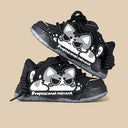 Shadow Meow Chunky Casual Black Sneakers – Unisex Cat Bobo's House 