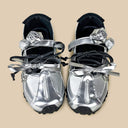 Silver Rose Ribbon Kawaii Sneakers – Women's Bobo's House 