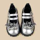 Silver Skull Bat Kawaii Chunky Mary Jane – Women's Bat Bobo's House 