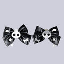 Skull & Star Satin Bow Shoe Clip Set Demon Bobo's House Shoe Clip 