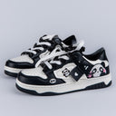 Sparkly Eyed Panda Chunky Black Shoes - Unisex Bobo's House 