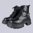 Spider Queen Dark Kawaii Platform Boots - Women's Bobo's House 