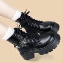 Spider Queen Dark Kawaii Platform Boots - Women's Bobo's House 