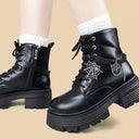 Spider Queen Dark Kawaii Platform Boots - Women's Bobo's House 