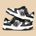 Spooky Cute Ghost Chunky Black Sneakers - Unisex Ghost Bobo's House 