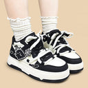 Spooky Cute Ghost Chunky Mid Top Shoes - Women's Ghost Bobo's House 