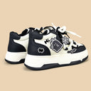 Spooky Cute Ghost Chunky Mid Top Shoes - Women's Ghost Bobo's House 