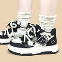 Spooky Cute Ghost Chunky Mid Top Shoes - Women's Ghost Bobo's House 