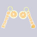 Squeeze the Day Orange Shoe Charms Set Food Bobo's House 1 Set 