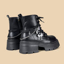 Starfall Ghost Cloud Dark Kawaii Platform Boots - Women's Skeleton Bobo's House 