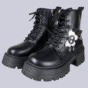 Starfall Ghost Cloud Dark Kawaii Platform Boots - Women's Skeleton Bobo's House US 5 | EU 35 