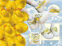 Sunny Side Duck Print Charms Chunky Sneakers - Women's Duck Bobo's House 