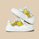 Sunny Side Duck Print Charms Chunky Sneakers - Women's Duck Bobo's House 