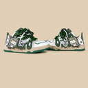Super Shy Dino Cat Chunky Green Sneakers - Unisex Dinosaur Bobo's House 