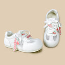 Sweet Escape Cherry Charm White Mesh Sneakers – Women’s Food Bobo's House 