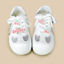 Sweet Escape Cherry Charm White Mesh Sneakers – Women’s Food Bobo's House 