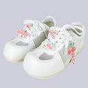 Sweet Escape Cherry Charm White Mesh Sneakers – Women’s Food Bobo's House US 5 | EU 35 