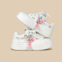Sweet Escape Cherry Embroidered Chunky Sneakers - Women's Food Bobo's House 